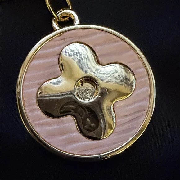 Gorgeous Pink Upcycled Louis Vuitton Bag Charm - Picture 7 of 9